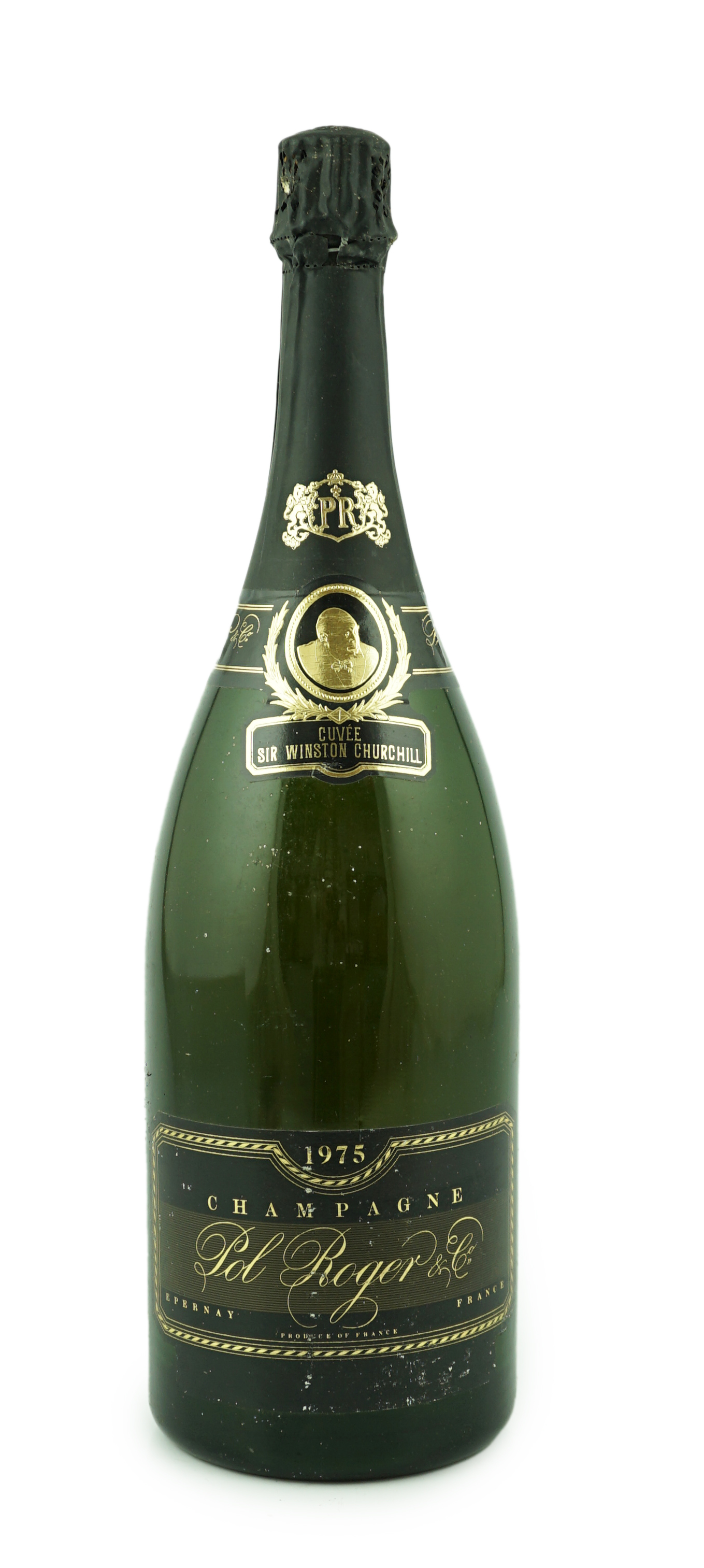 A magnum of champagne Pol Roger Cuvée Sir Winston Churchill 1975